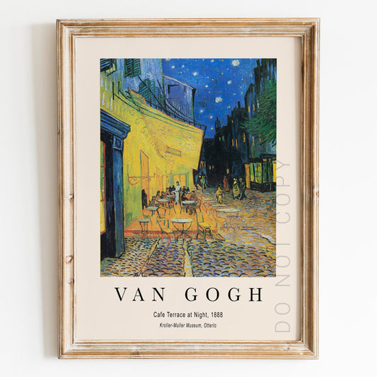 Vincent Van Gogh: Cafe Terrace at Night