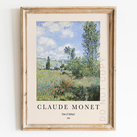 Claude Monet - View of Vetheuil 1880