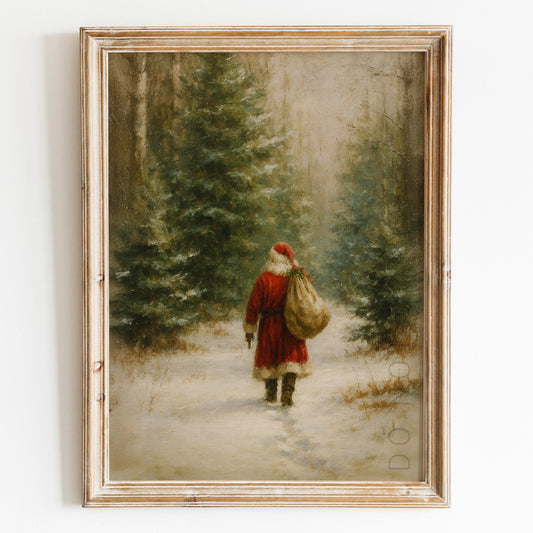 Santa Claus With Gifts