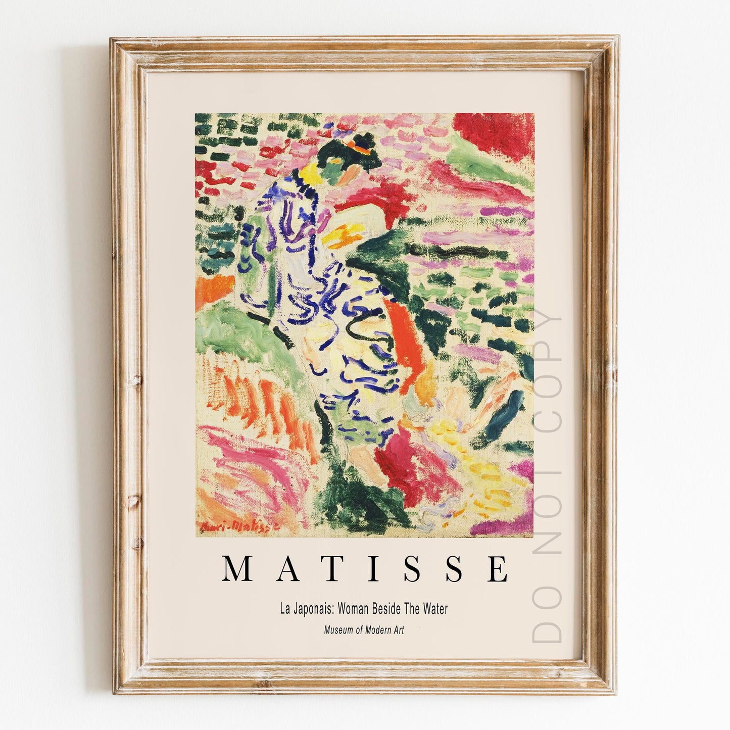 Henri Matisse - La Japonaise, Woman Beside The Water