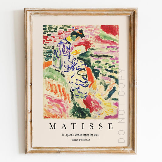 Henri Matisse - La Japonaise, Woman Beside The Water