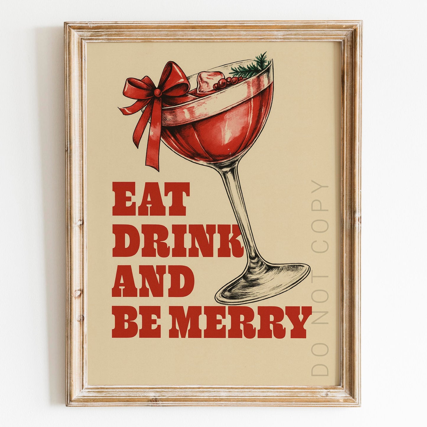 Eat Drink And Be Merry Christmas
