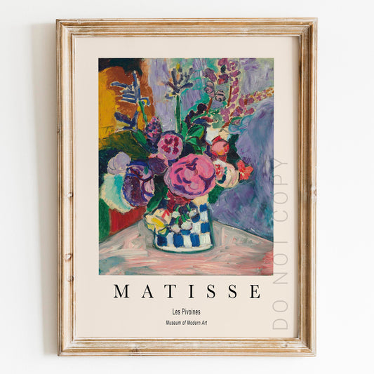Henri Matisse - Les Pivoines