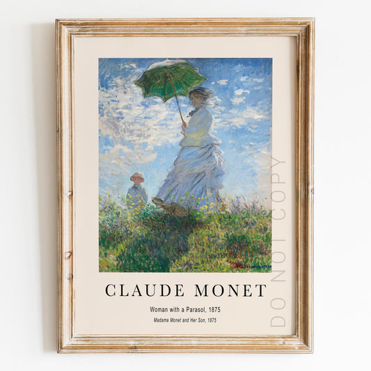 Claude Monet: Woman With A Parasol
