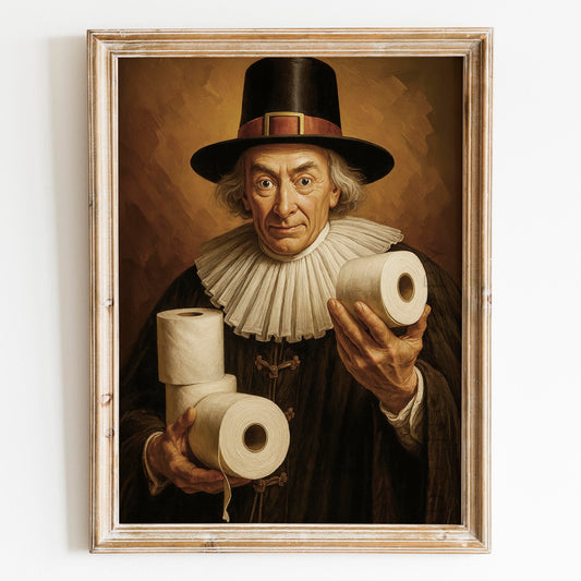 Thanksgiving Pilgrim Toilet Paper