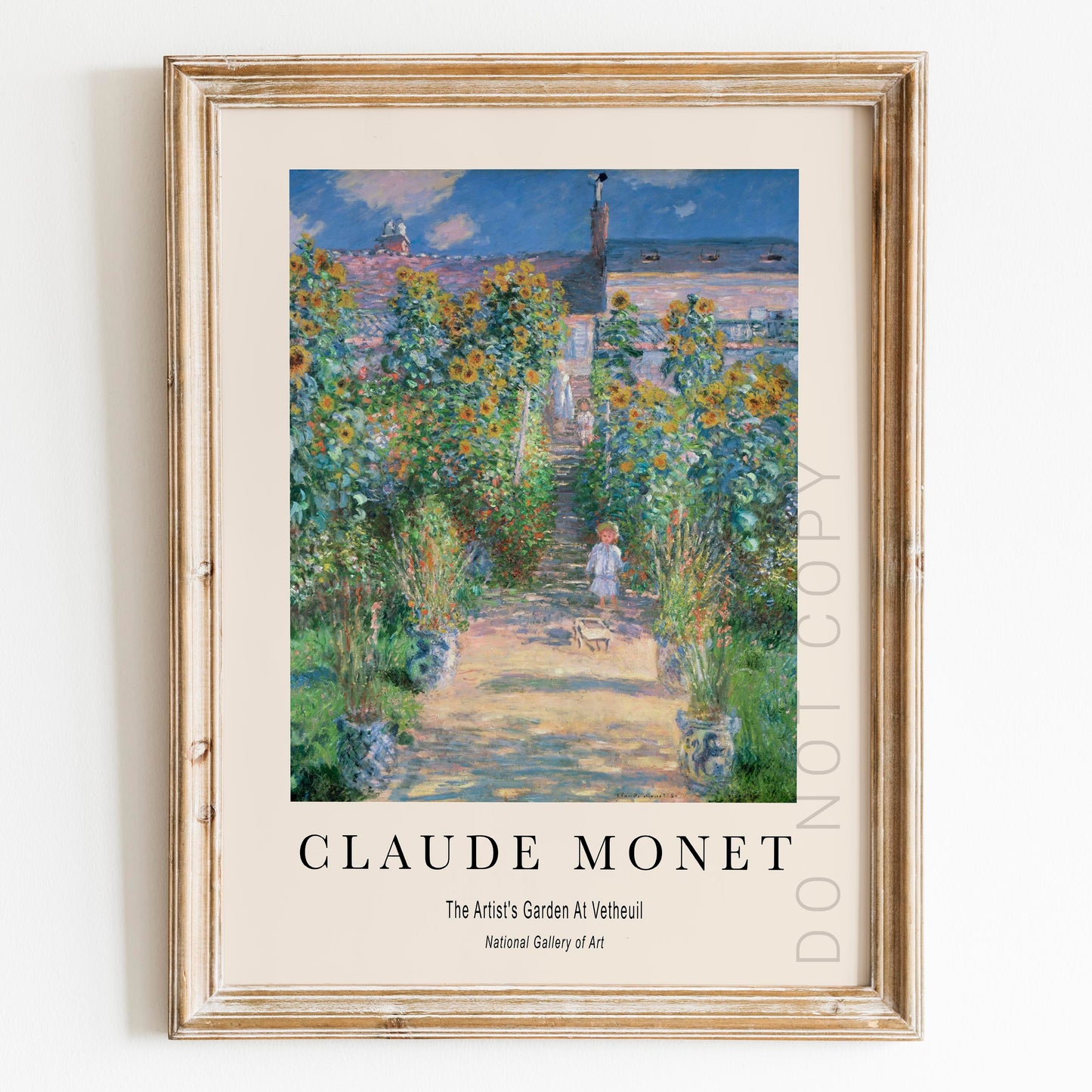 Claude Monet - The Artist's Garden at Vetheuil