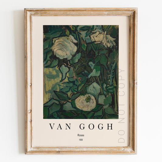Vincent Van Gogh: Roses 1889