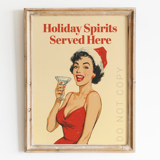 Holiday Spirits Served Here