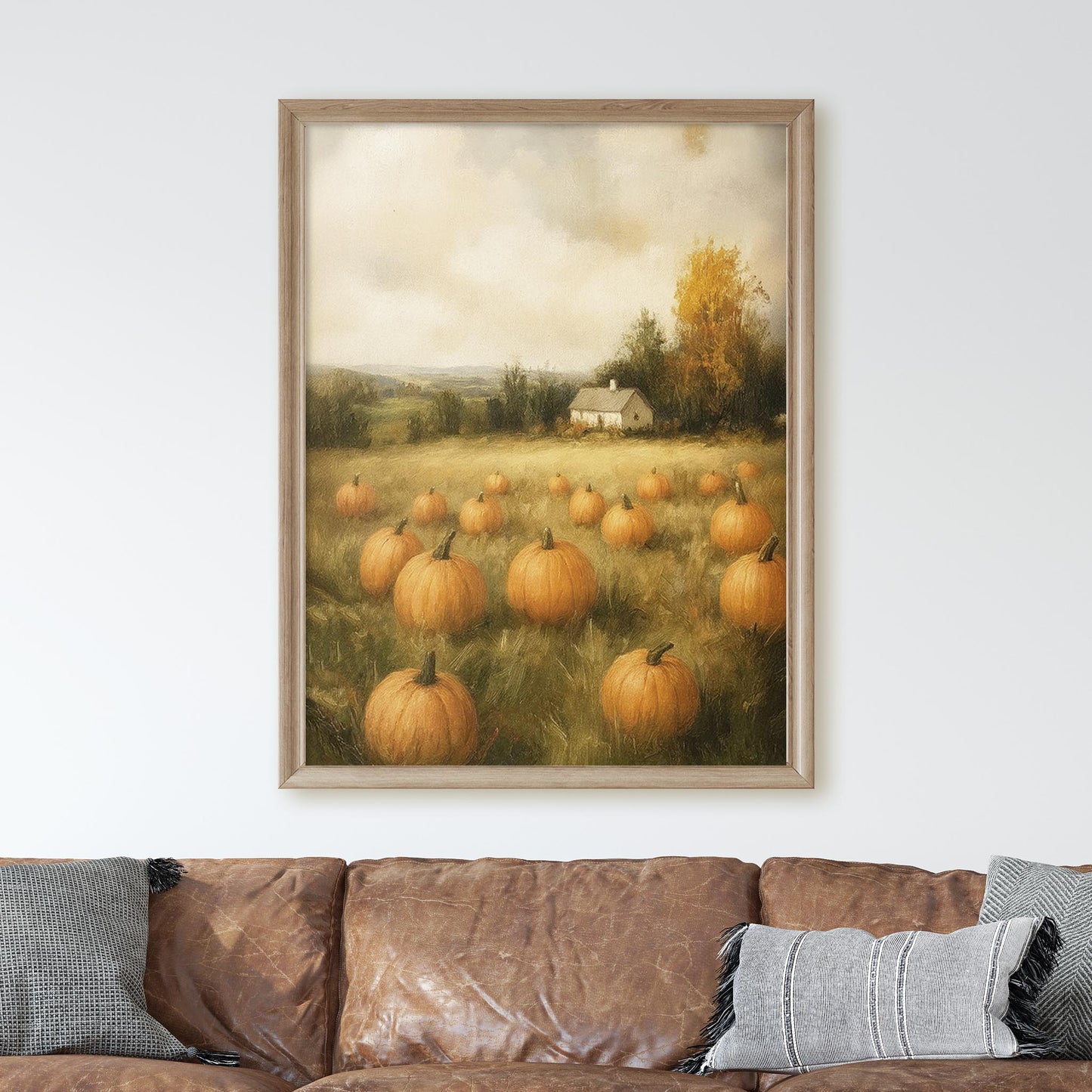 Pumpkin Field Landscape
