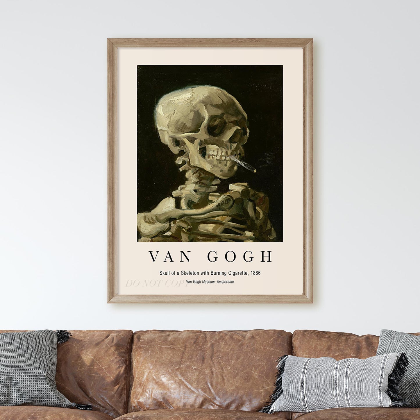Vincent Van Gogh: Skull of a Skeleton with Burning Cigarette