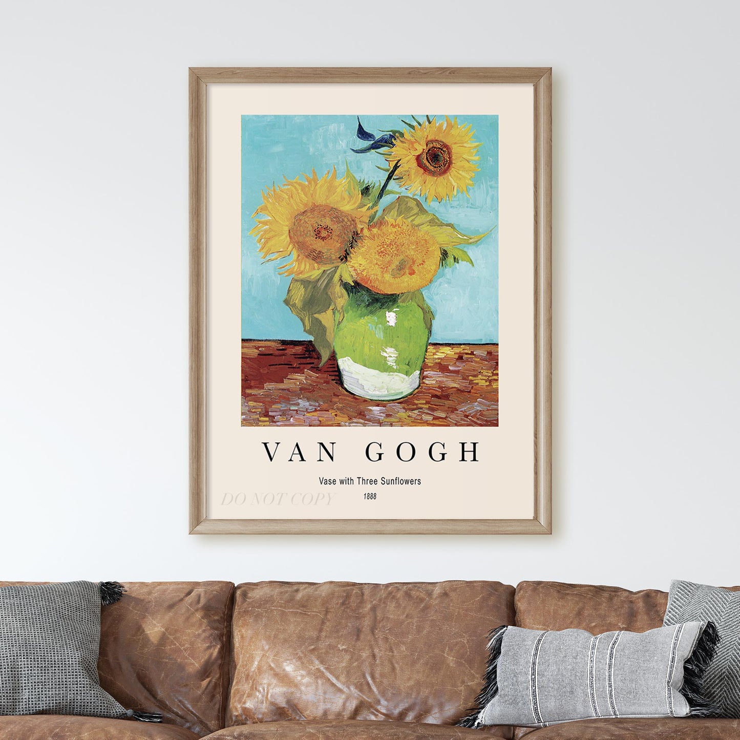 Vincent Van Gogh: Vase With Three Sunflowers