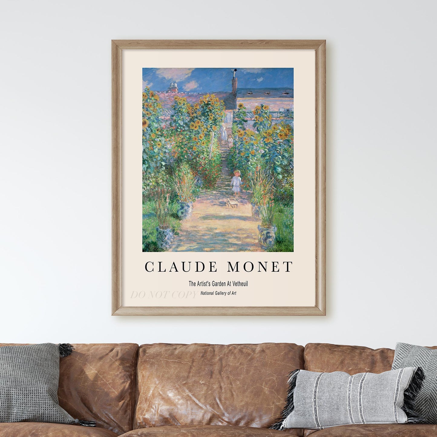 Claude Monet - The Artist's Garden at Vetheuil