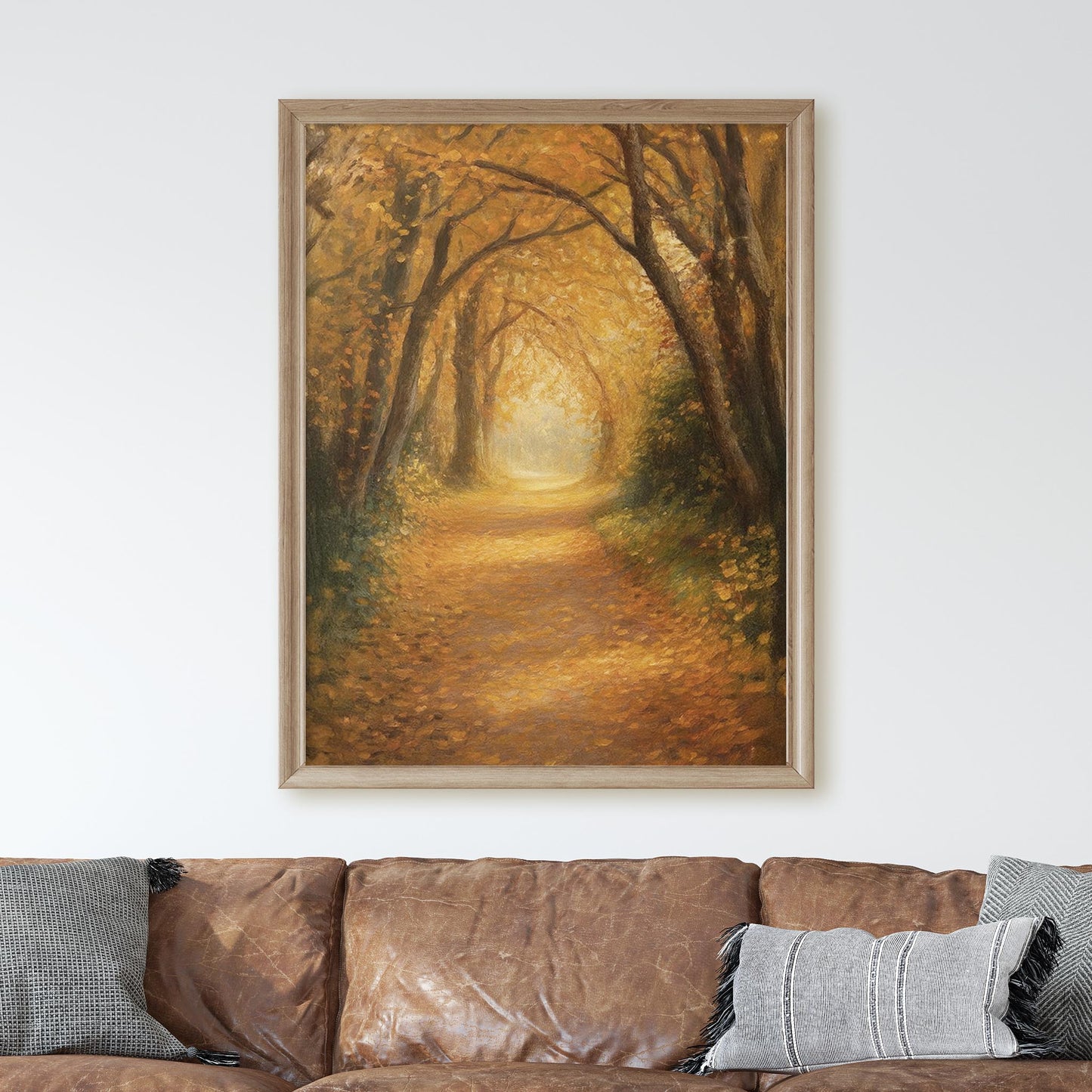 Forest Path In Autumn