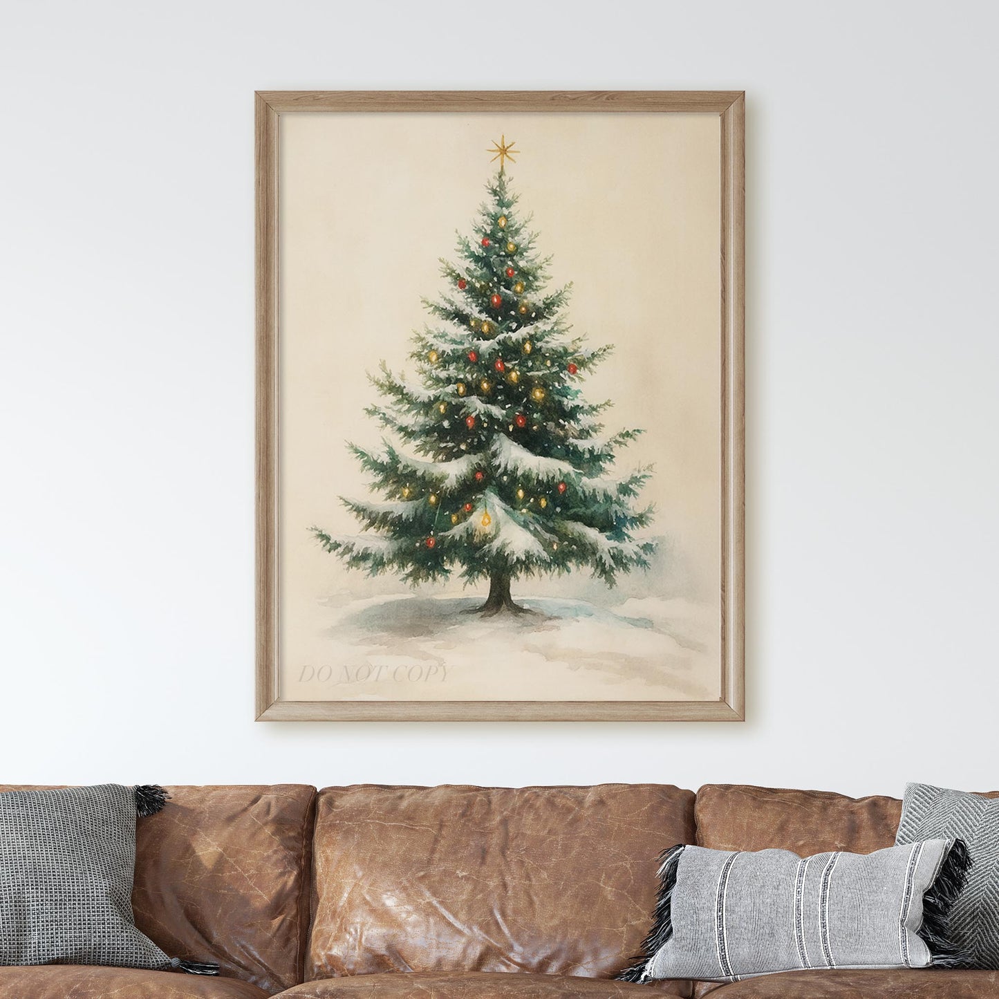 Snowy Christmas Tree