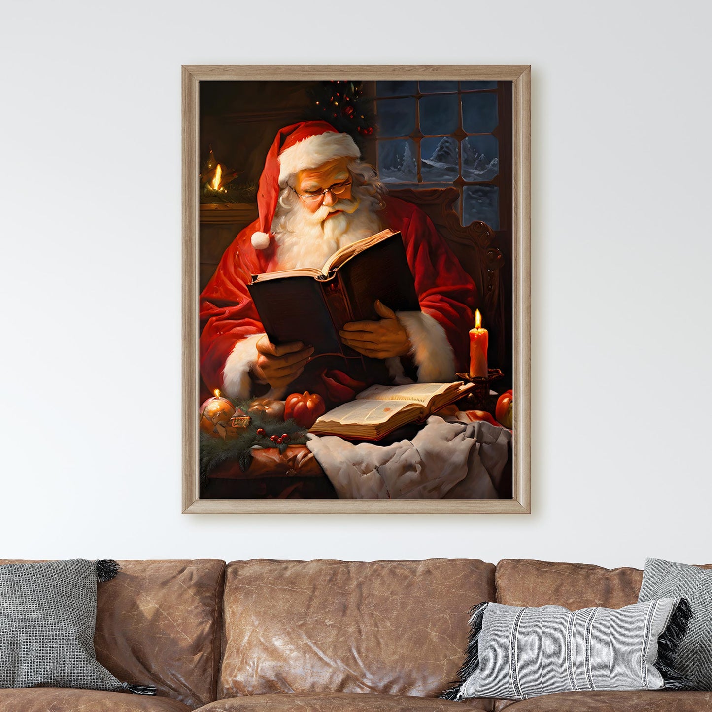Santa Claus Making a List