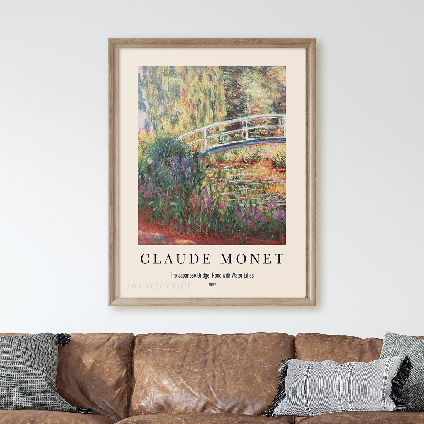 Claude Monet - The Japanese Bridge, Pond with Water Lilies