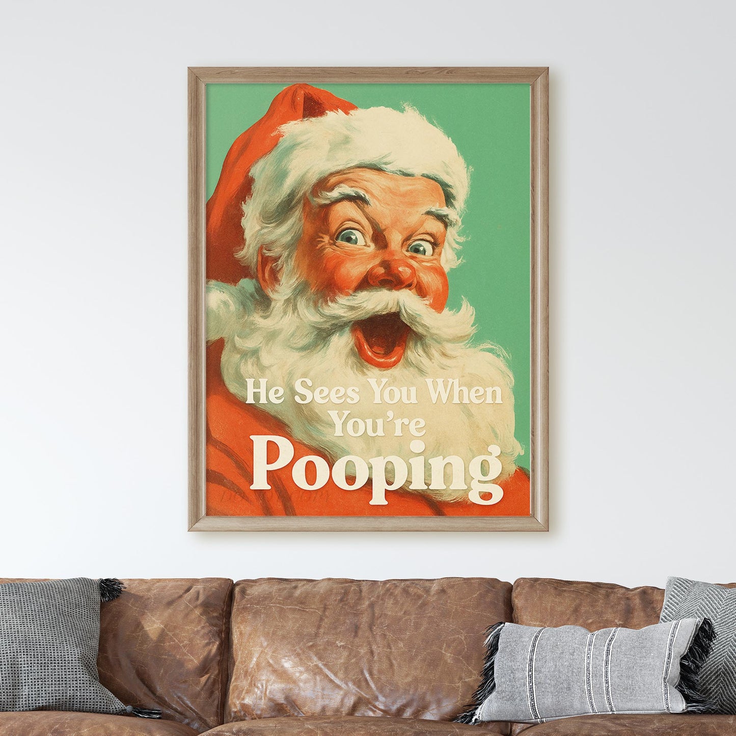 Santa Claus - He Sees You When You're Pooping
