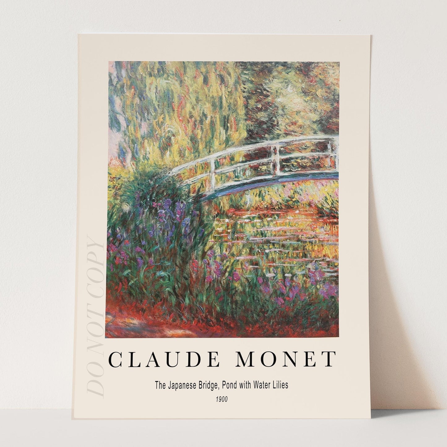 Claude Monet - The Japanese Bridge, Pond with Water Lilies