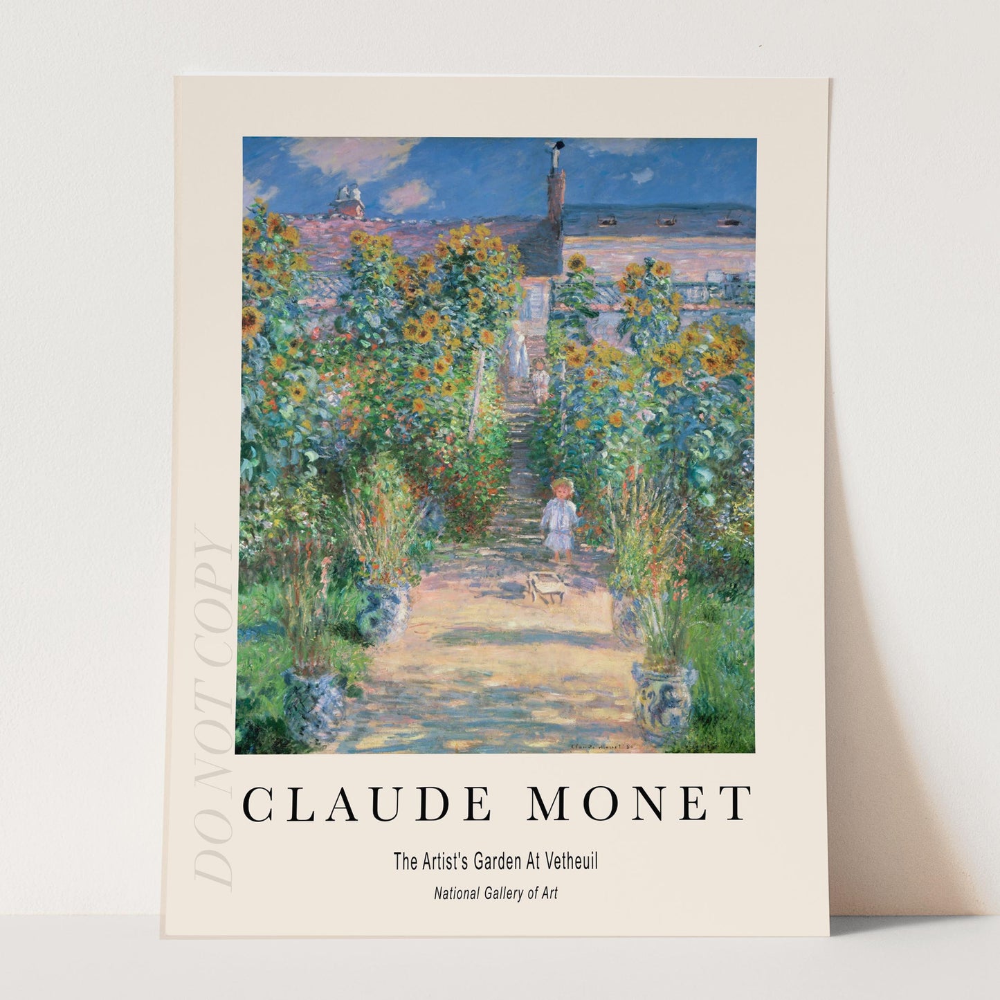 Claude Monet - The Artist's Garden at Vetheuil