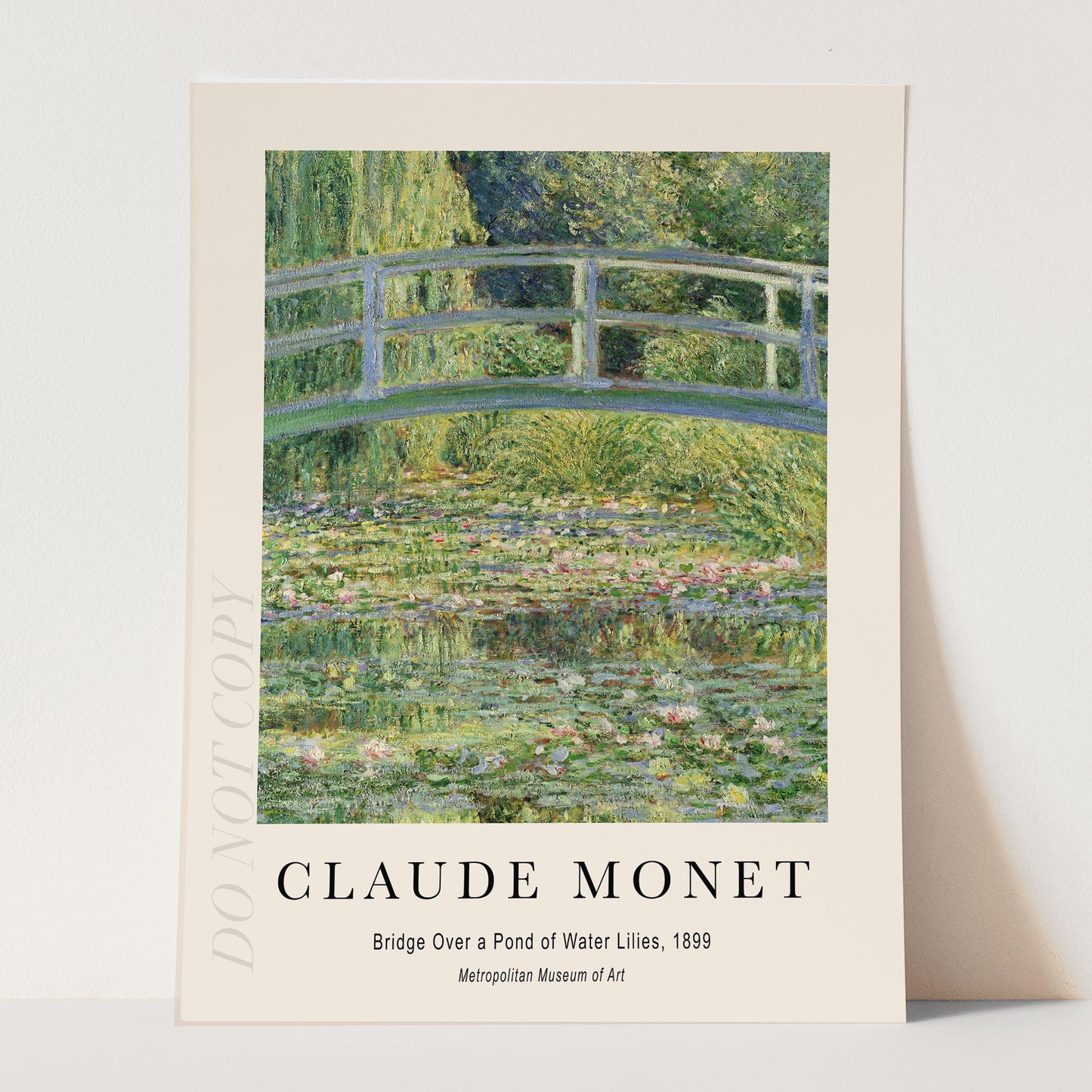 Claude Monet: Bridge Over a Pond of Water Lilies
