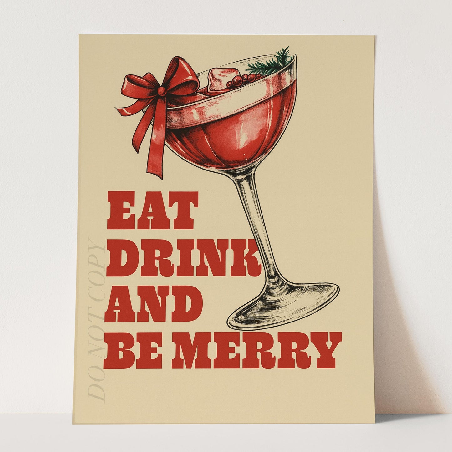 Eat Drink And Be Merry Christmas