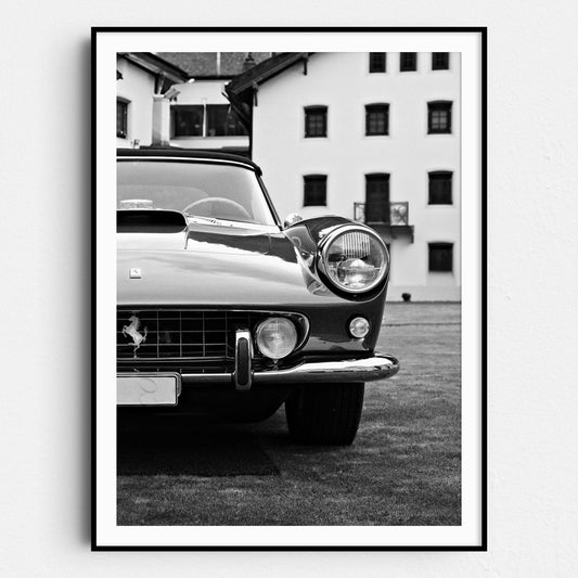 Vintage Ferrari Black & White