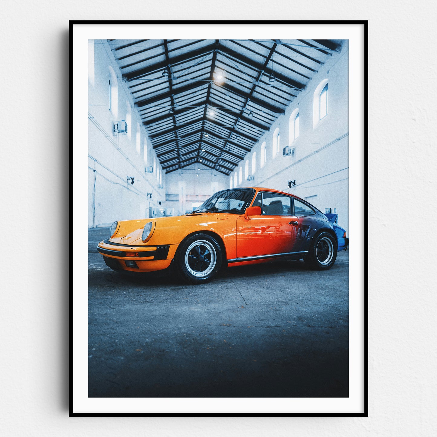 Vintage Orange Porsche 911