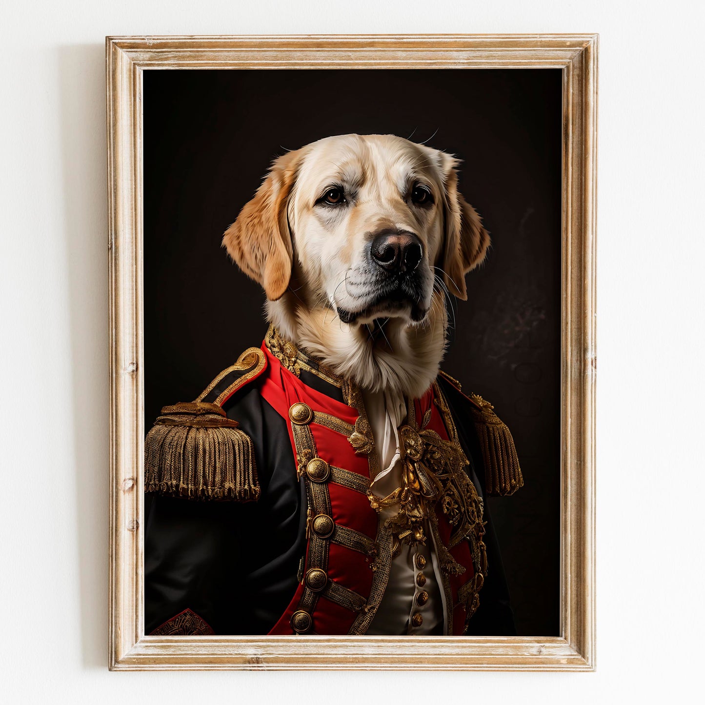 Yellow Labrador Retriever Aristocrat Portrait