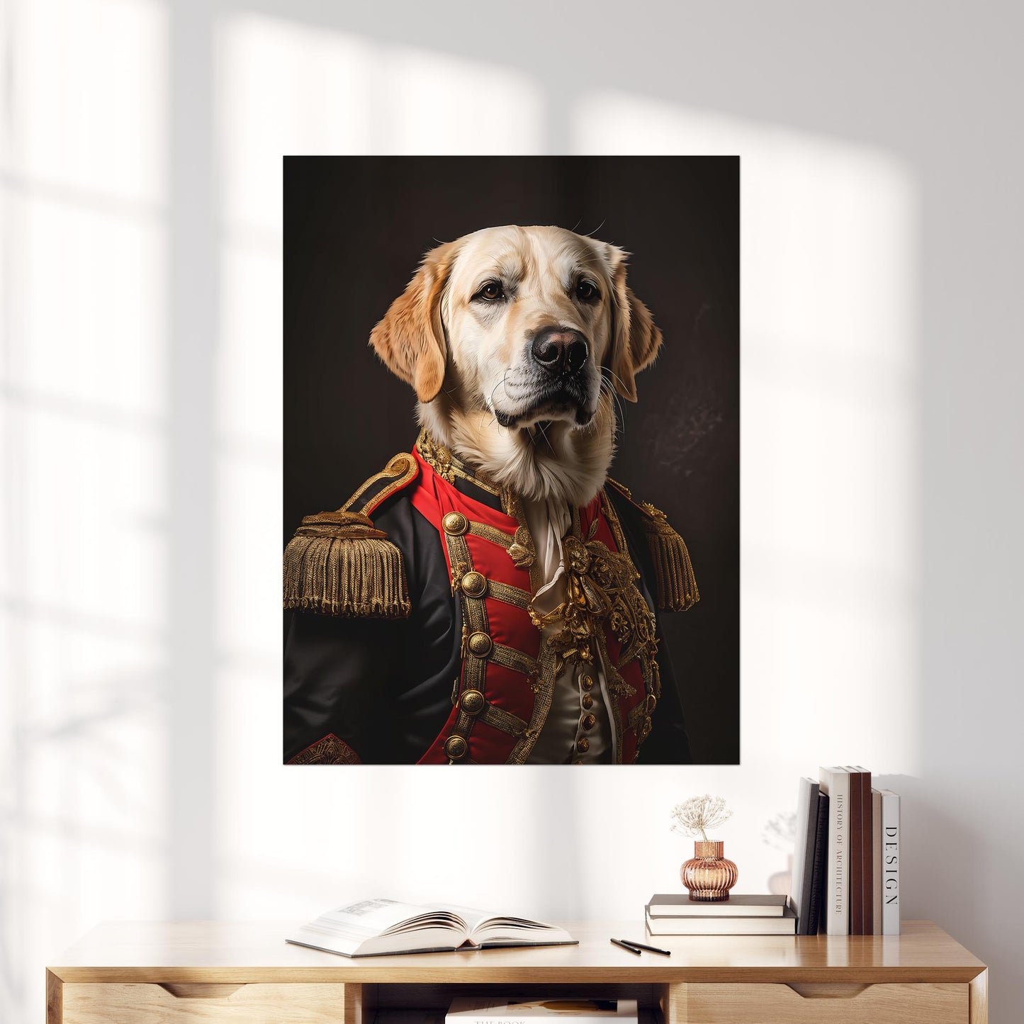 Yellow Labrador Retriever Aristocrat Portrait