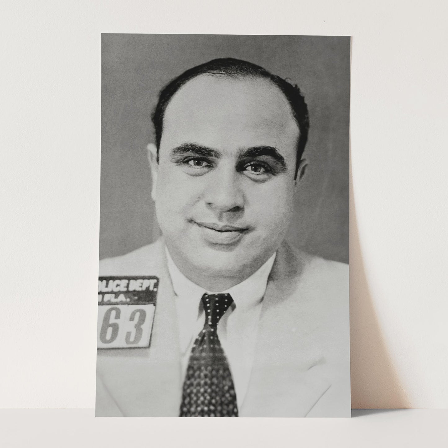 Al Capone Prison Mug Shot