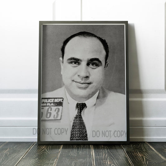 Al Capone Prison Mug Shot
