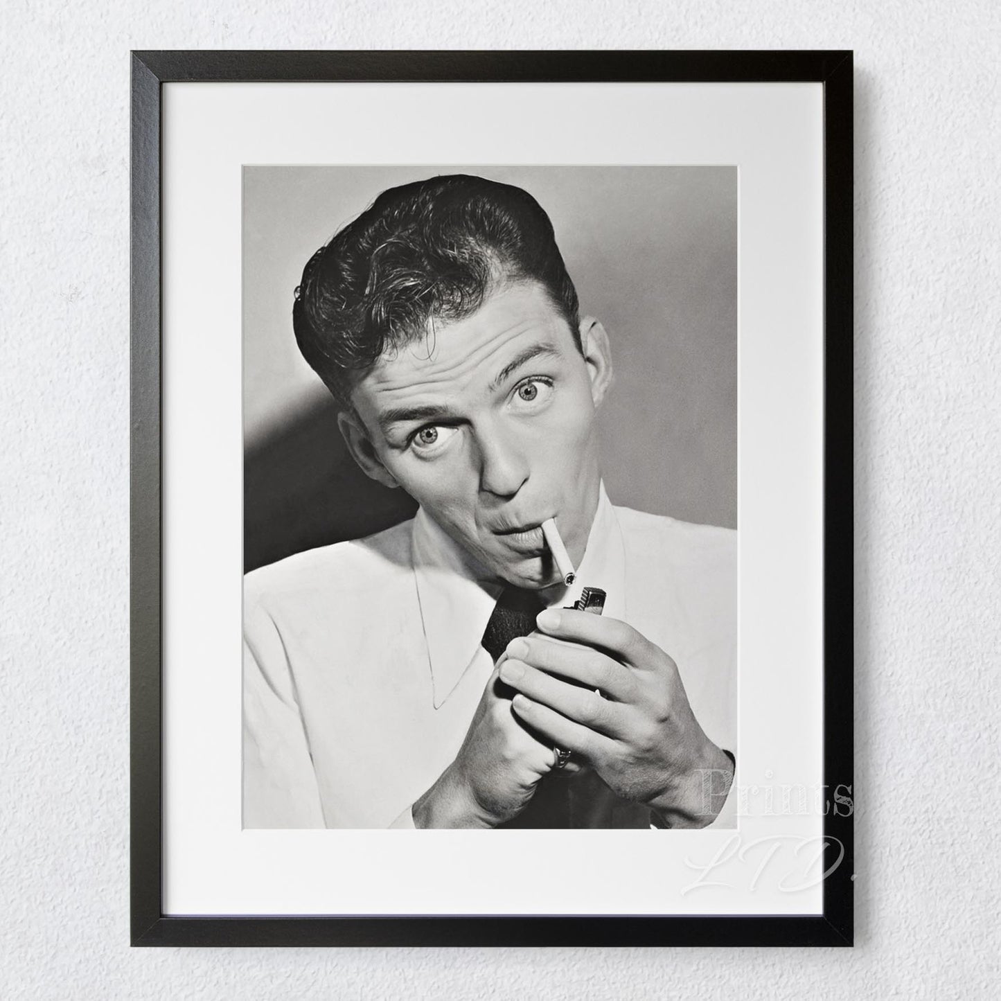 Frank Sinatra Smoking A Cigarette