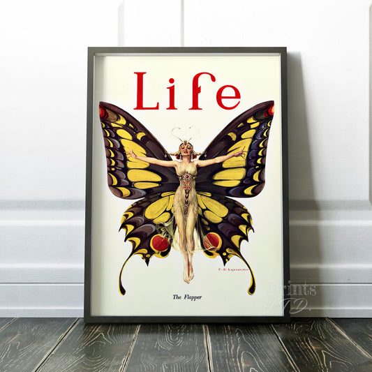 Life Magazine The Flapper 1922 Butterfly