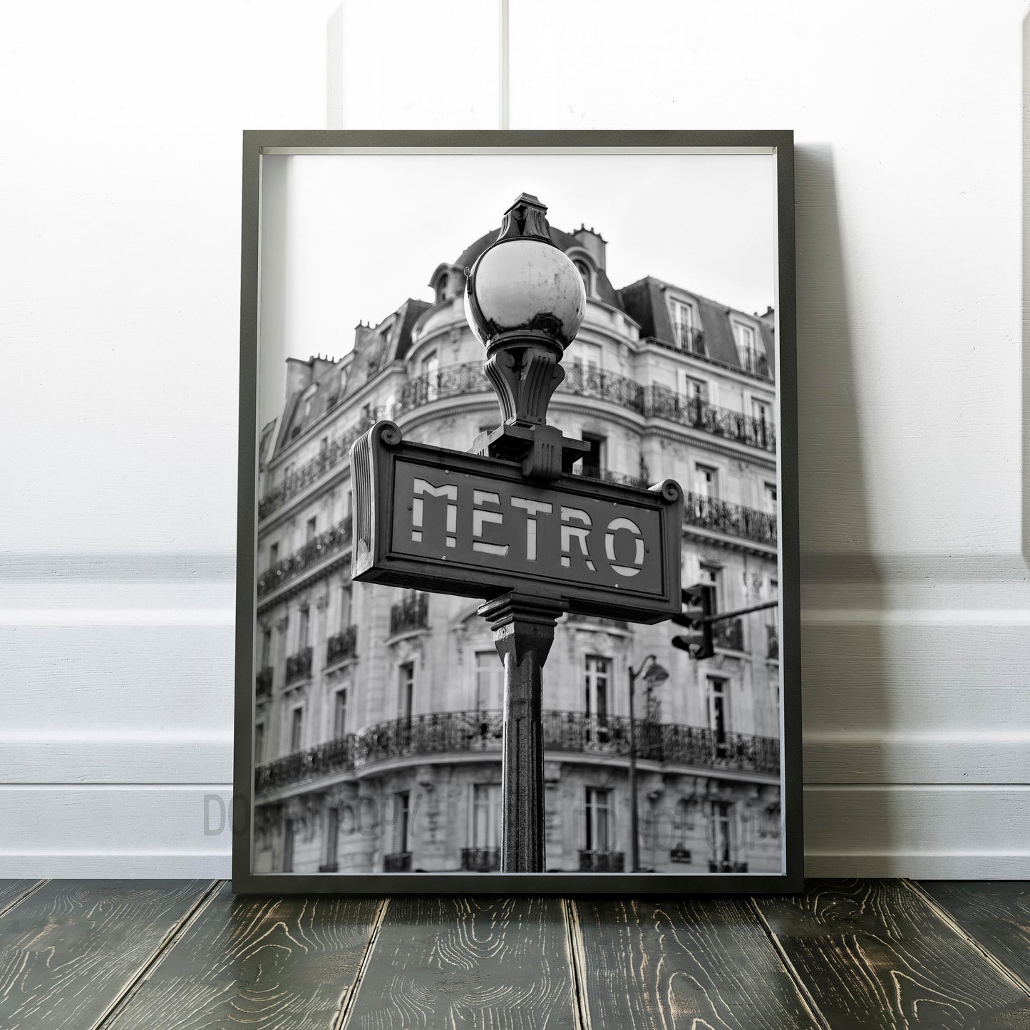 Paris Metro Place de la Bastille Metro Sign France