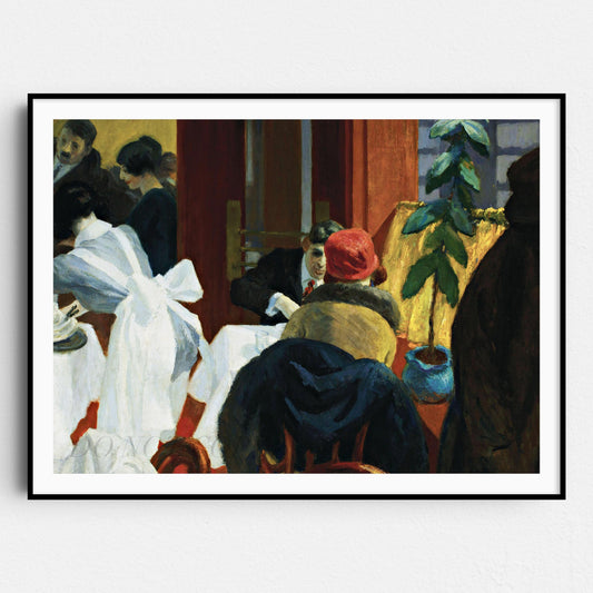 New York Restaurant 1922 by Edward Hopper