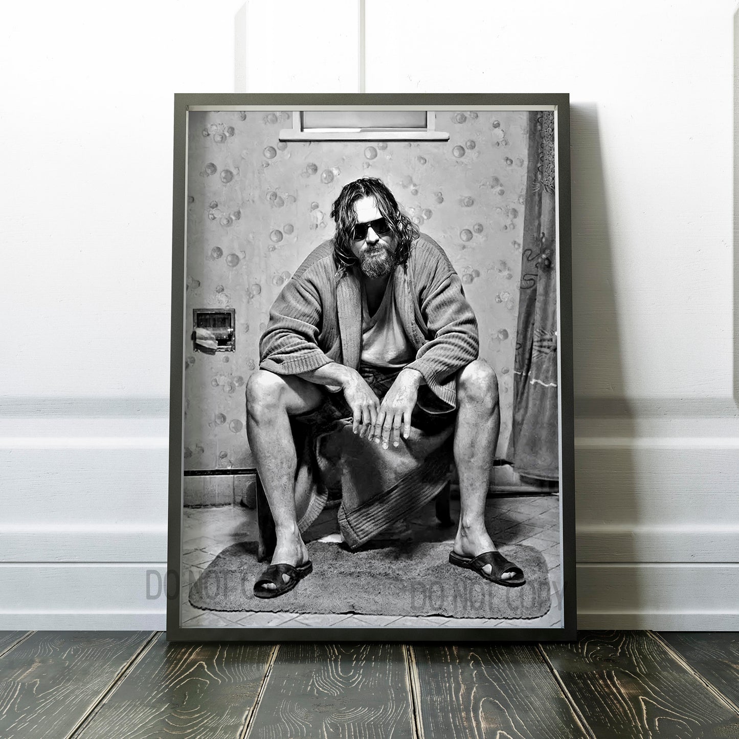 Poster artistico su tela con immagine di The Big Lebowski sulla toilette, divertente, decorazione per camera da letto, ufficio, camera da letto, regalo, con cornice, 20 x 30 cm Poster artistico su tela con immagine di The Big Lebowski sulla toilette, divertente, decorazione per camera da letto, ufficio, camera da letto, regalo, con cornice, 20 x 30 cm