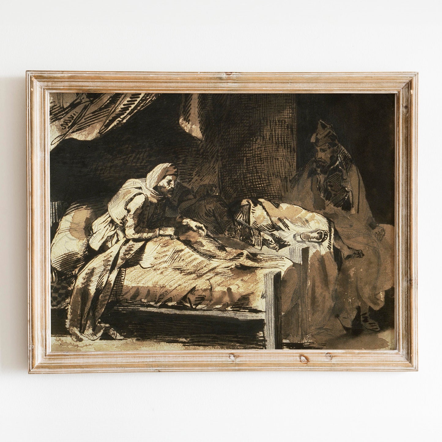Military Hospital by Eugène Delacroix