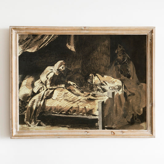Military Hospital by Eugène Delacroix