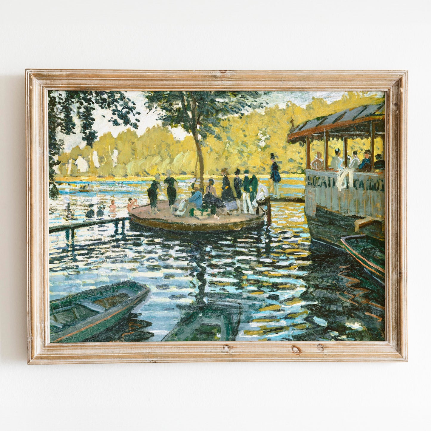 La Grenouillère (1869) by Claude Monet