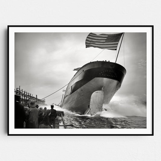 Launch of the Frank J. Hecker 1905, Freighter Great Lakes