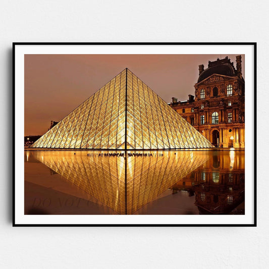 The Pyramid At The Louvre