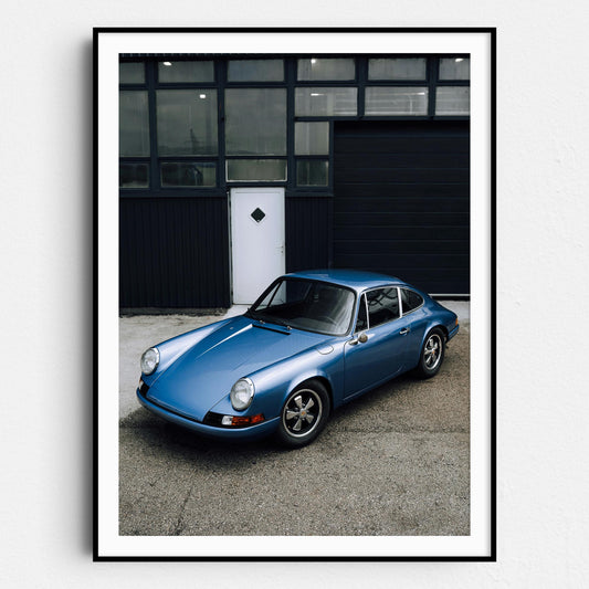 Old Blue Porsche 911