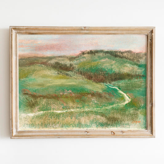 Landscape (1892) by Edgar Degas