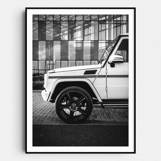 Mercedes Benz White G Wagon