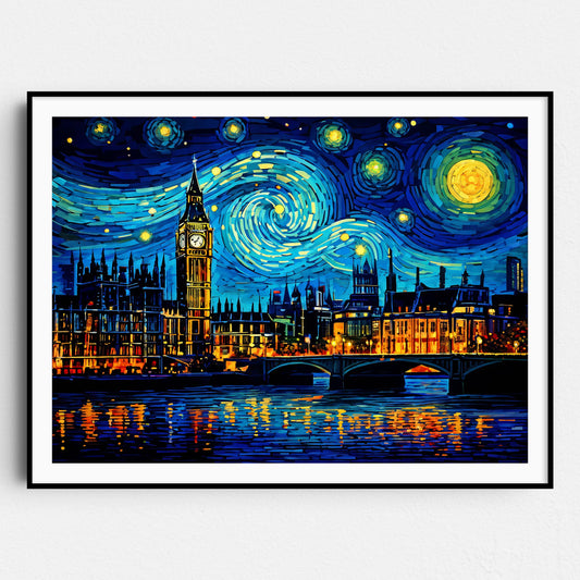 London England Van Gogh Starry Night