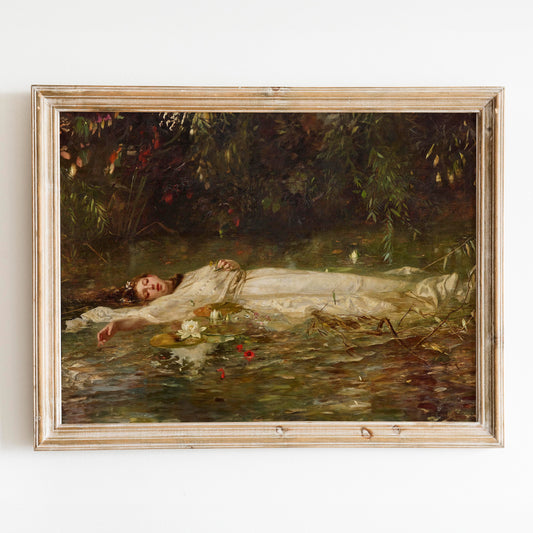 Ophelia by Friedrich Wilhelm Theodor Heyser