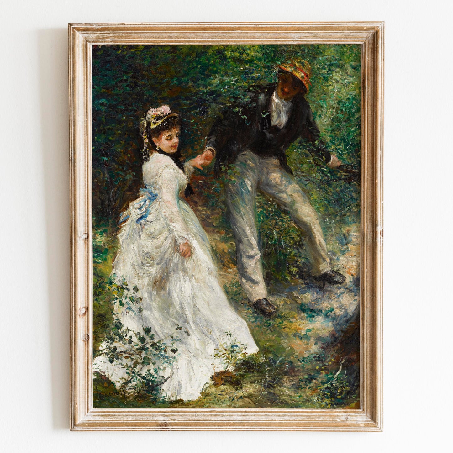 La Promenade (1870) by Pierre-Auguste Renoir
