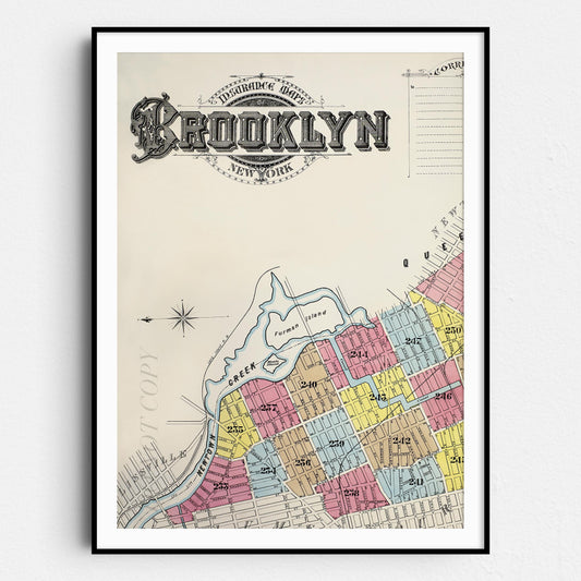 Map of Brooklyn 1888