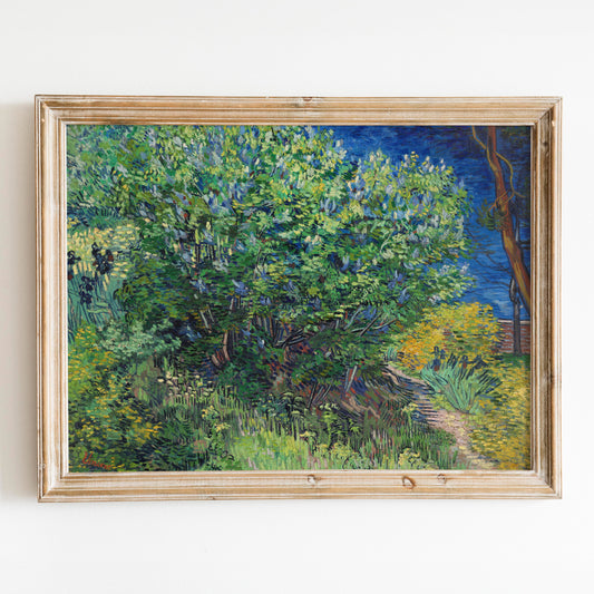 Lilac Bush (1889) by Van Gogh