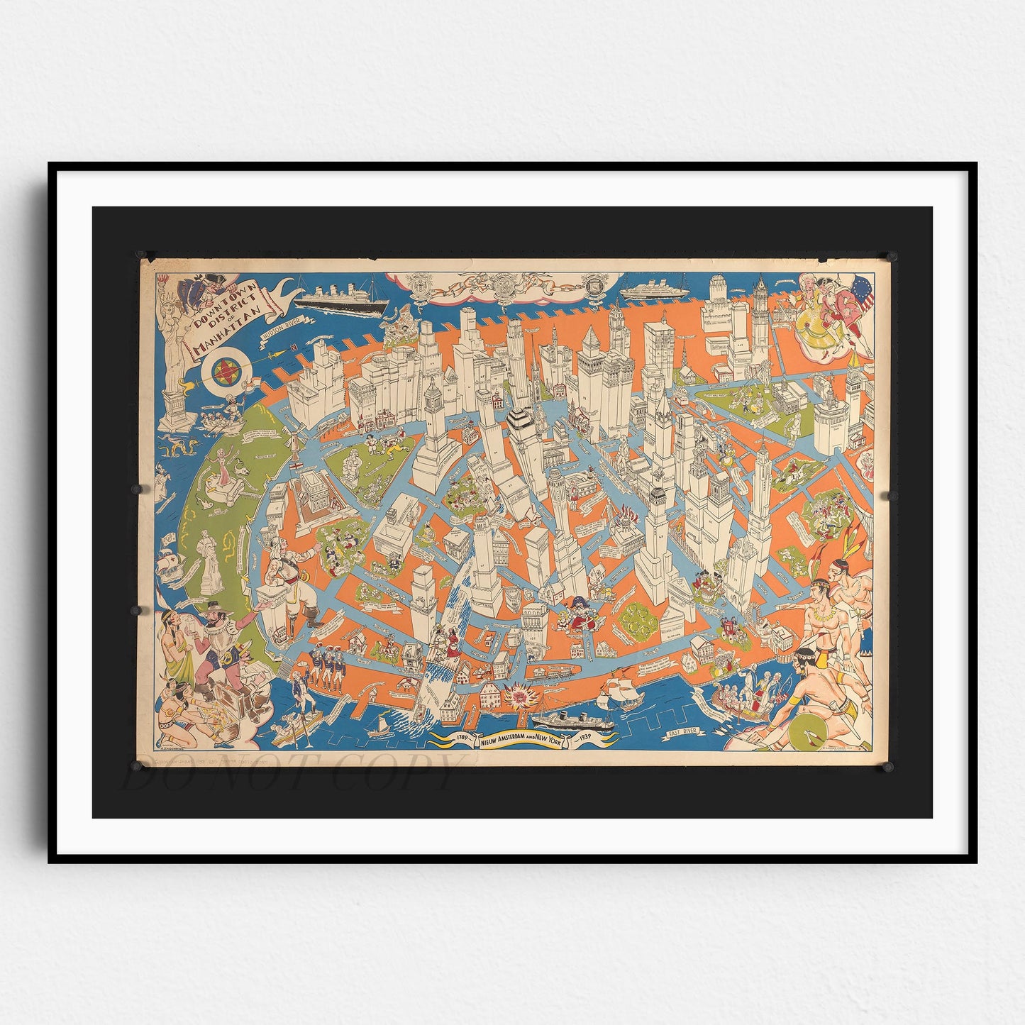 Map of Manhattan